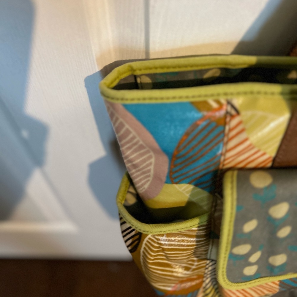 Fossil Keyper Canvas Coated Large Tote Diaper Bag - image 6